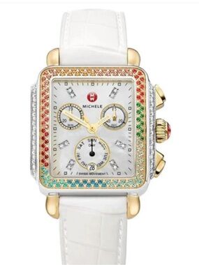 GOTTA GO!!!!  *EXCELLENT condition* Michele Deco Carousel Watch*